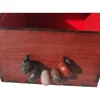Joyero de madera TAGOMAGO CAOBA - Imagen 2