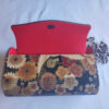 CLUTCH  MODELO KYOTO forro rojo - Imagen 3